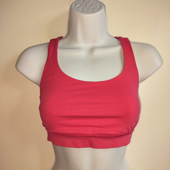 Lululemon Pink Energy Bra Sz 6 - Picture 3 of 5